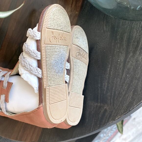 JoyFolie Baby Gladiator Sandals Boho NWOT Flats Brown 4 Booties Baby Shoes - Picture 5 of 13